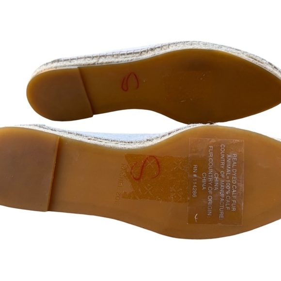 Rachel Zoe Women's Cream Hide Loafers - Picture 6 of 6